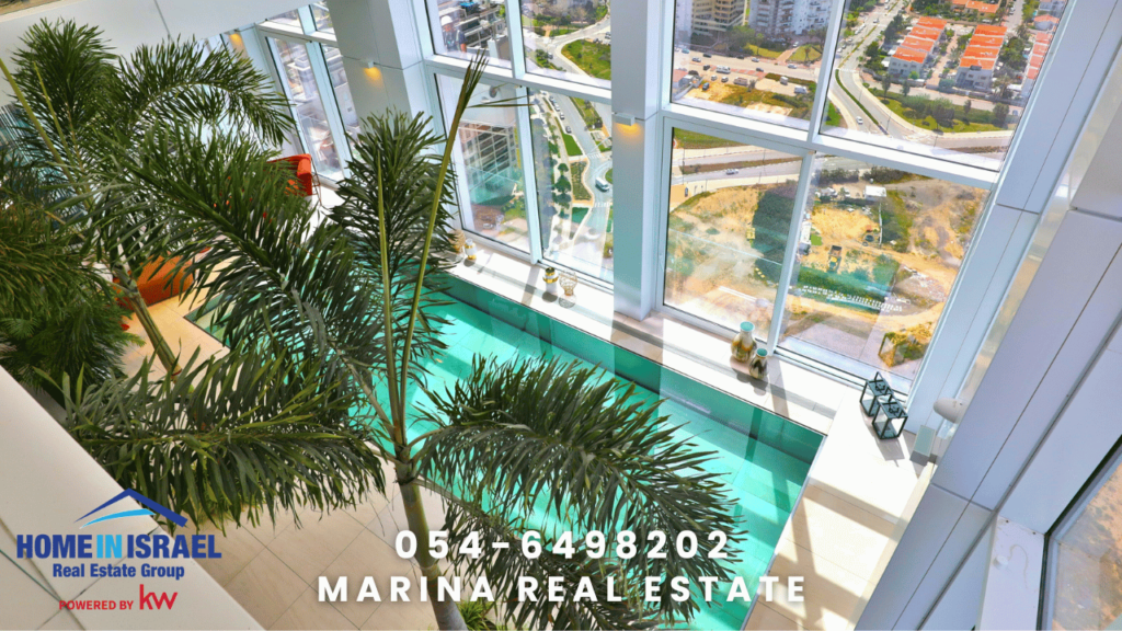 פנטהאוז במגדלי בריגה טאוורס עיר ימים נתניה