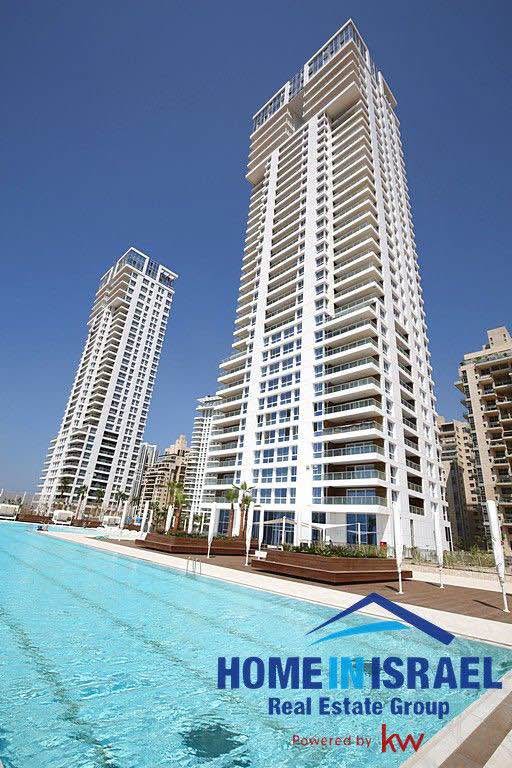 דירת 4 חדרים יוקרתית להשכרה בבריגה טאוארס, נתניה