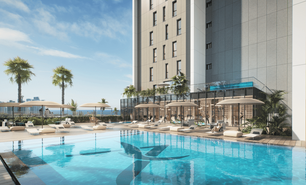 Luxury penthouse first-line sea view terrace in Shirat HaYam, Netanya