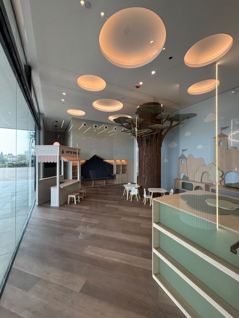 children's playroom in the building at Briga Einstein Netanya